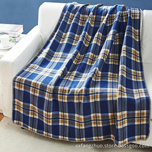 promotional products free sample rotary print osaka fleece blanket
